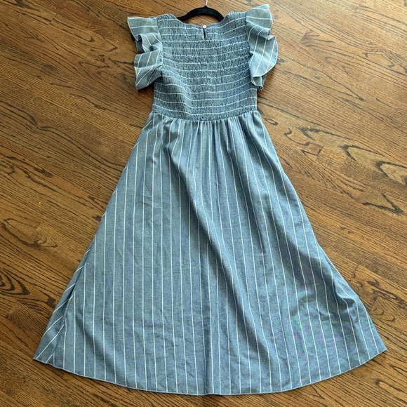 Cupshe Gray Striped Casual Dress - Picture 2 of 2